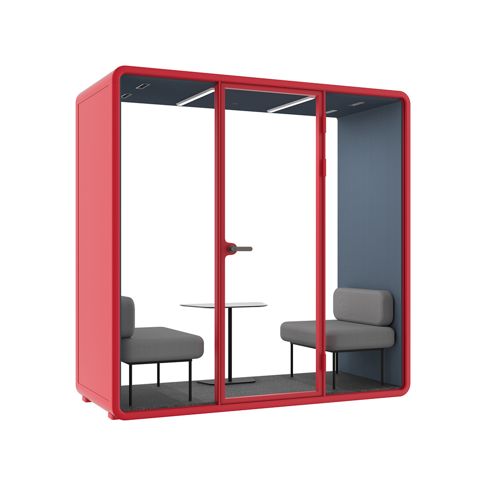 Soundproof Room Silent Cabin Mobile Office Negotiation Room Recording Studio Detachable Telephone Booth