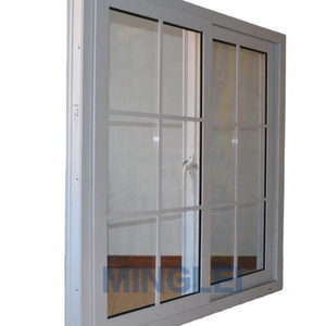 Minglei Upvc sliding glass window with mosquito net