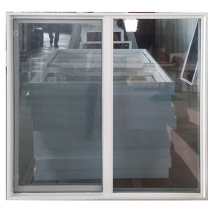 Minglei Sliding Window Office UPVC Sliding Glass Window Double Glazed Plastic Steel Sliding Windows