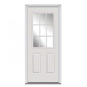 Minglei Modern design Entrance french fiberglass exterior single door luxury interior and exterior security doors