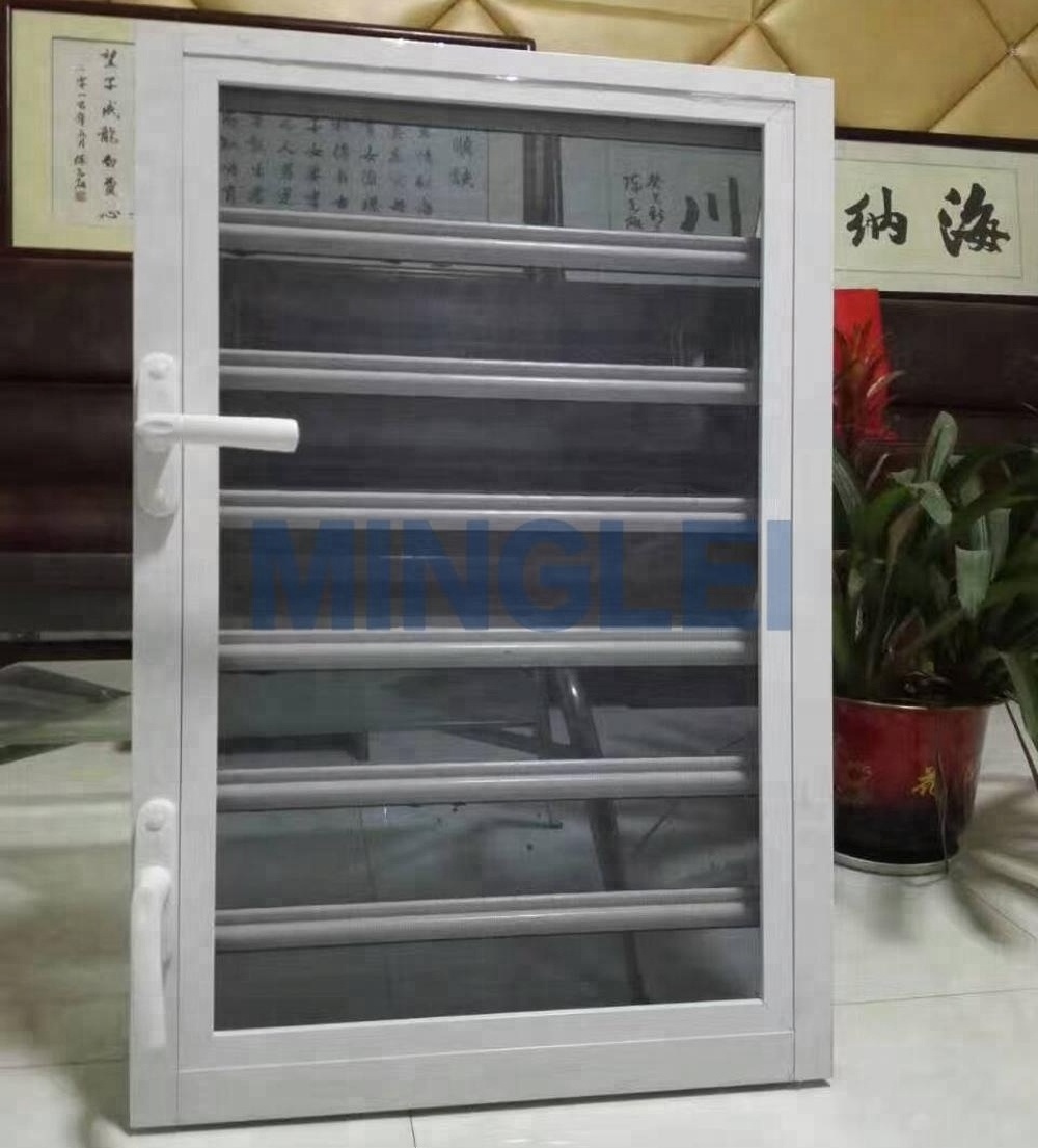 Minglei Aluminum louvered jalousie windows with glass shutter