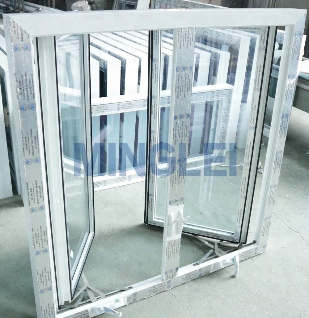 Minglei 48 x 48 USA crank pvc casement window