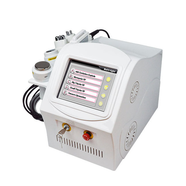 Body Shaping ultrasonic liposuction cavitation Slimming machine Monopolar Bipolar RF with 3 Handpieces Beauty Machine