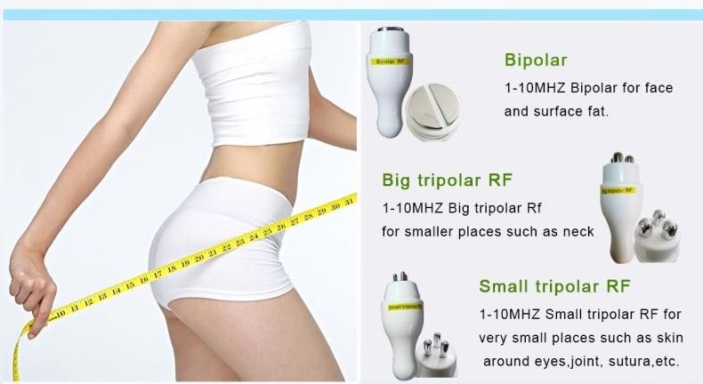 Body Shaping ultrasonic liposuction cavitation Slimming machine Monopolar Bipolar RF with 3 Handpieces Beauty Machine