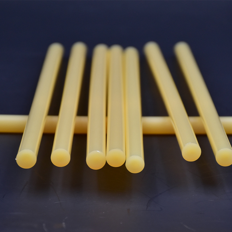 Good Quality Ultra-high Viscosity Yellow Hot Melt Adhesive Glue Stick Rod for Smooth Materials