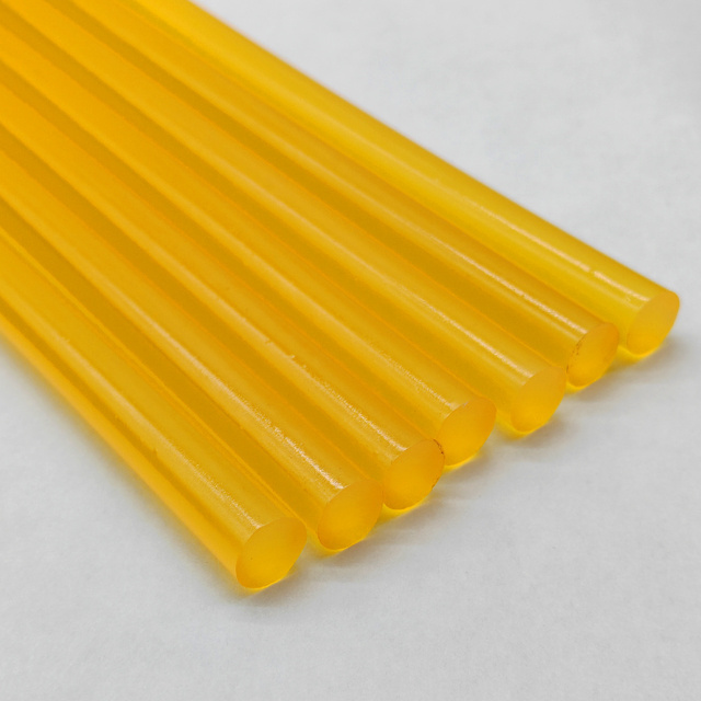 Hot Melt Yellow Glue Stick Silicon Bar No Drawing Hot Melt Glue Stick For Packaging Box Eva 11 Mm 7Mm