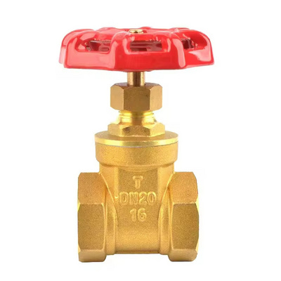 High quality female threaded plumbing manual valves handle forged brass cartridge valve