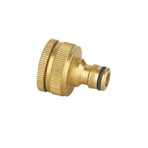 Brass shutoff valve for garden hose connection faucet fittings Brass shutoff valve for connection ports