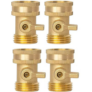 Corrosion Resistant Durable Garden Hose Metal Shutoff Valve For Hose Control Valve Shutoff Valve