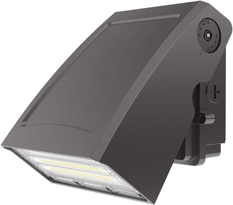 wholesale DLC ETL full cut-off wall packs adjustable angle 80w wallpack light led