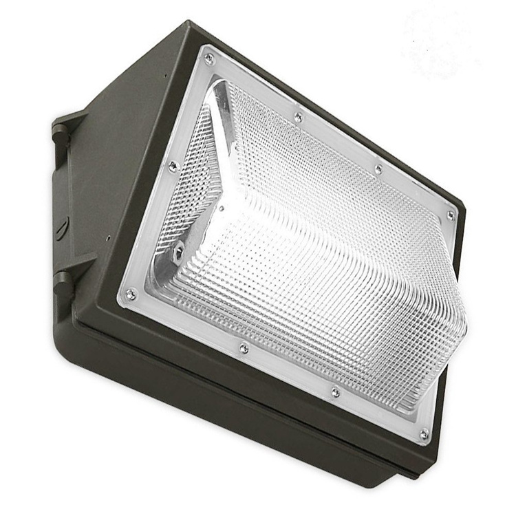 DLC Premium ETL 42w 60w 80w 100w 120w Dusk-to-dawn sensor led wall pack light