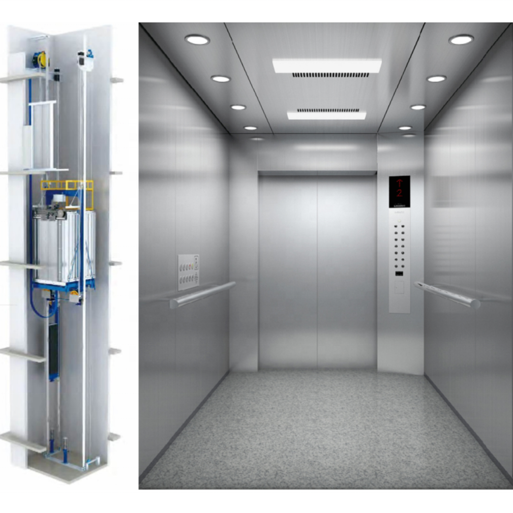 Mr/Mrl Kone Quality Large Space Room Freight Lifts Customized Cargo Goods Elevators