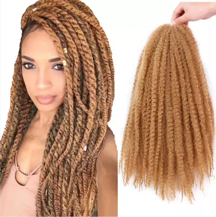 Afro twist braids Hair Twist Crochet Braids Synthetic Hair Extensions 18 inch Afro afro marley hair