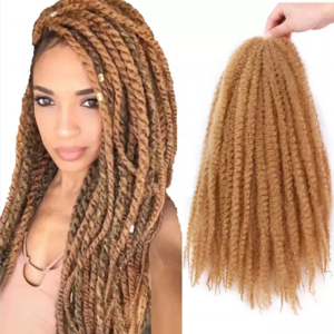 Afro twist braids Hair Twist Crochet Braids Synthetic Hair Extensions 18 inch Afro afro marley hair