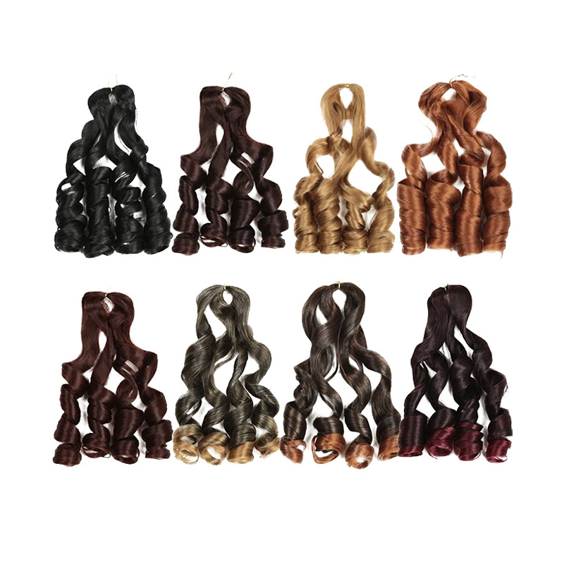 Free Sample Hot  Sale Braided Kinky For  African Crochet Expression Children Braids Prestretched Curly Wave Braiding Hair