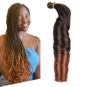 150g Hot Sale Products Nigeria Yaki Pony Style Braid Hair French Curl Attachment For Braids Curly Tip Curly Braiding Hair