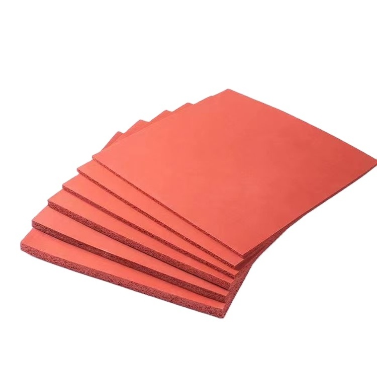 Silicone foam board, high-temperature resistant sponge silicone pad, hot stamping machine, heat transfer printing, high-density