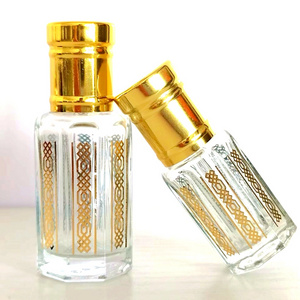 3ML 6ML 12ML Attar Perfume Oud Oil Glass Attar Bottles crystal Empty Essential Oil Bottle