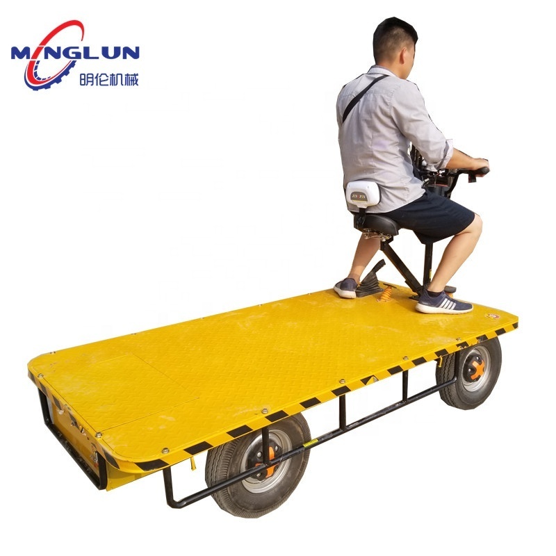 Cheap illuminated four-wheeled heavy loading transport cart moving carts with a capacity of 1000kilogram for engineering