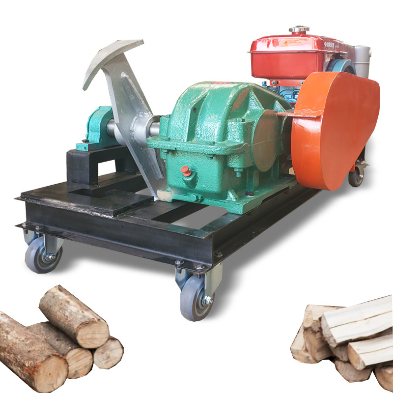 Great option the 8HP diesel log splitter firewood processor for winter used wood stove fireplace