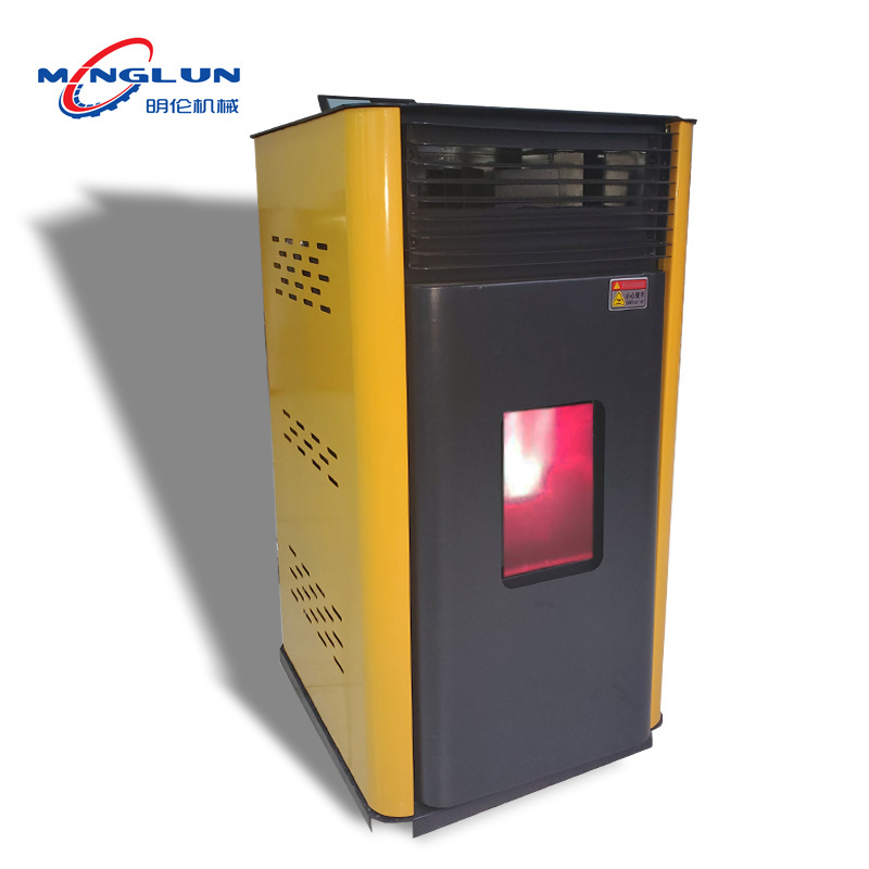 Cheap and easy to install 10Kw noiseless wood pellet stove/portable pellet boiler