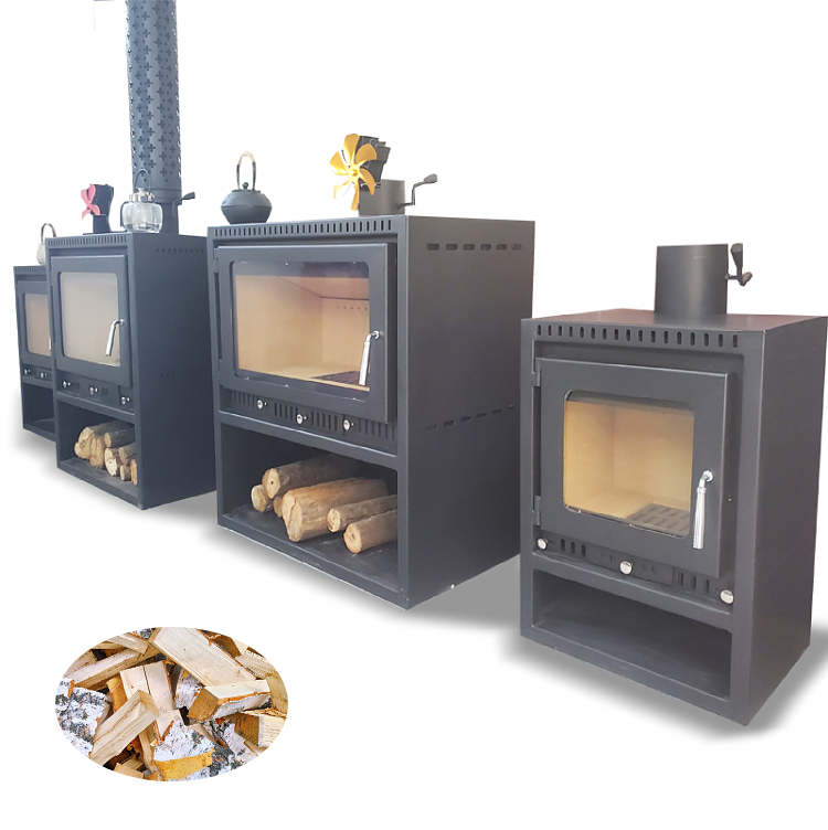 High efficiency wood burning stove fireplaces use firewood log wood coal as fuel