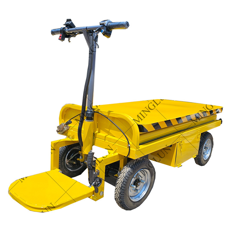 1000kilogram load and specialized production of electric lift carts for fruit transportation and agricultural orchards