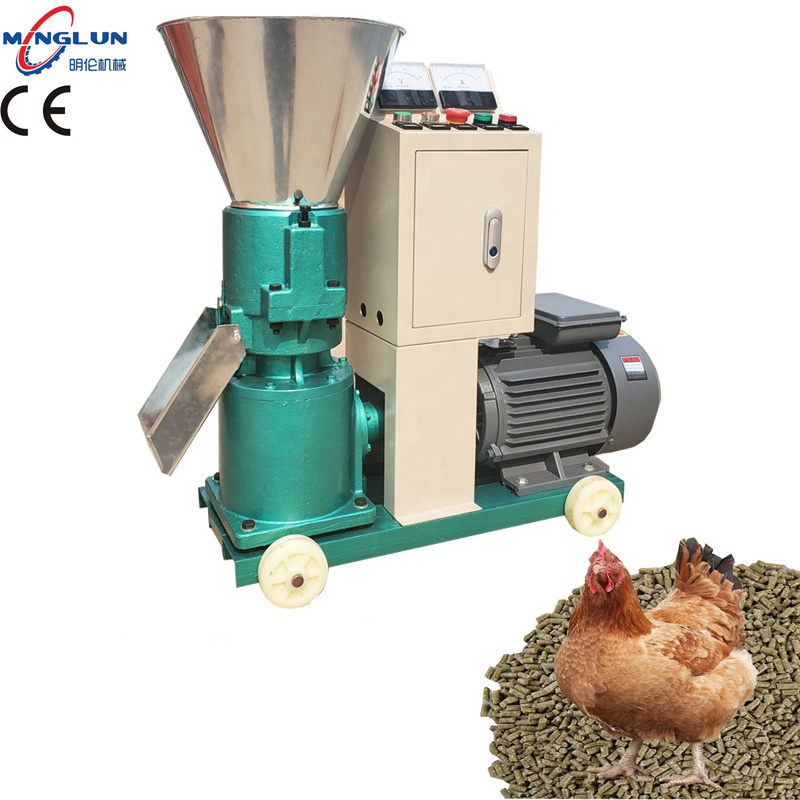 Good quality factory 150-250kg/h pellet mill feed processing machines could make Alfalfa Hay Pellet for Animal food