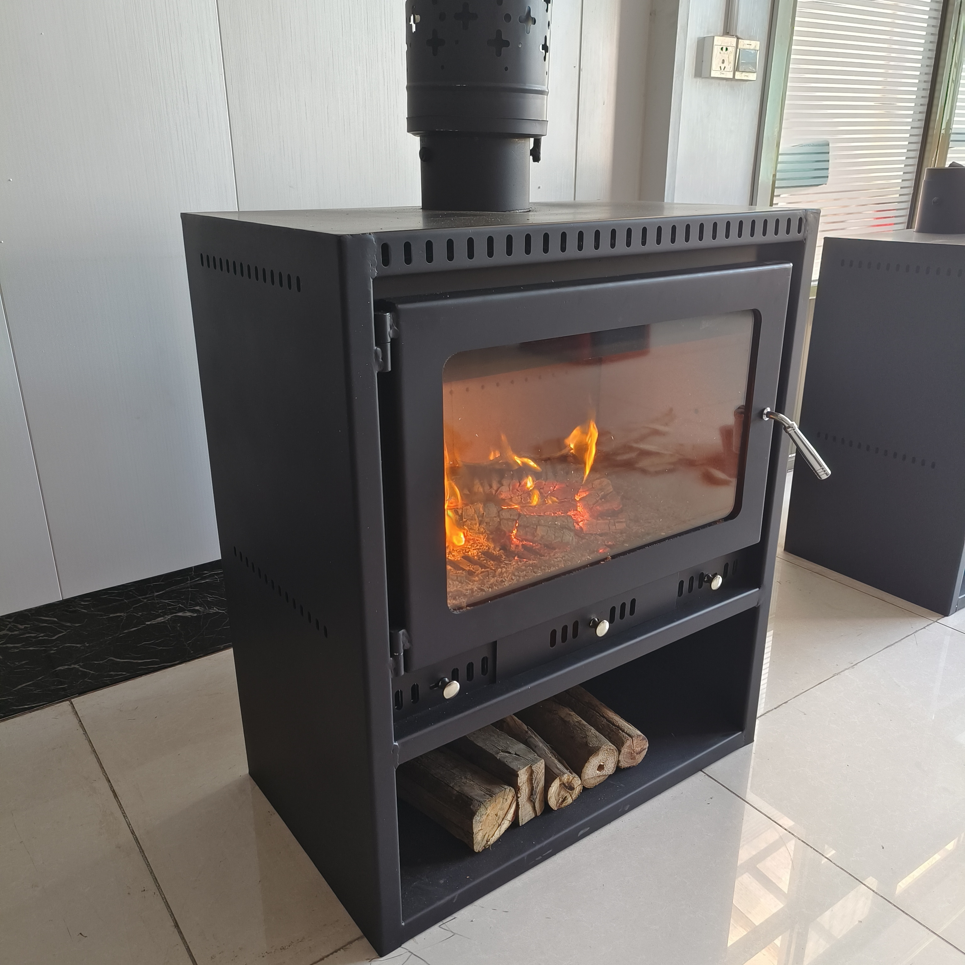 High quality imported fireplace special micro-ceramic glass wood burning stove for home