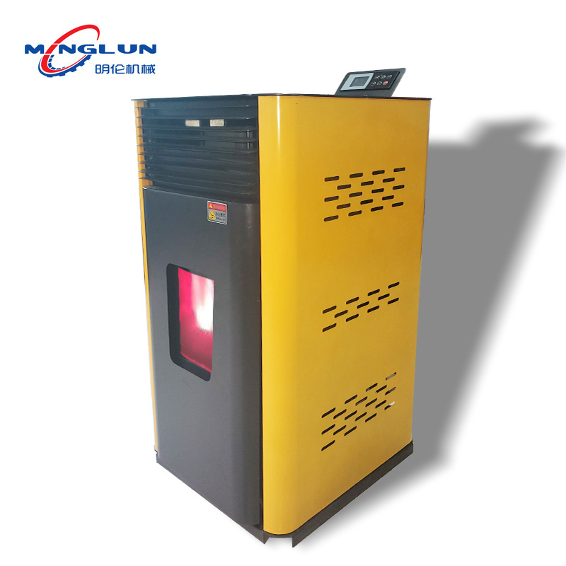 Cheap and easy to install 10Kw noiseless wood pellet stove/portable pellet boiler