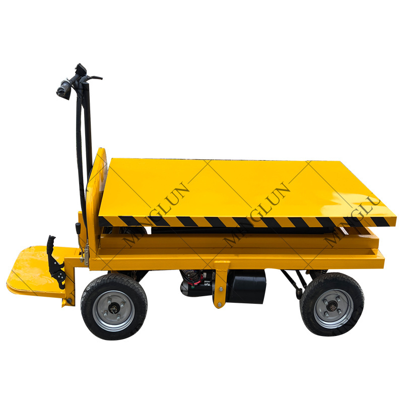 1000kilogram load and specialized production of electric lift carts for fruit transportation and agricultural orchards