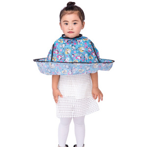 Children Haircutting Styling Tool Foldable Waterproof Haircut Hairdresser Gown Cloak Hair Umbrella Cape