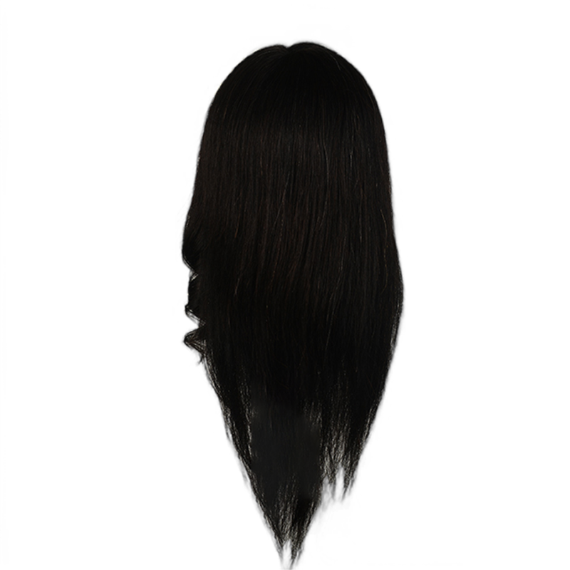 Salon teaching tools plastic female mannequin training head with human hair wig