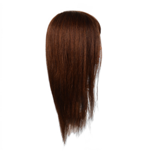 Human Hair Hairdressing Supplies Mannequin Head for Beauty Academy Hairdressing Practice Styling Head Hairdresser Natural