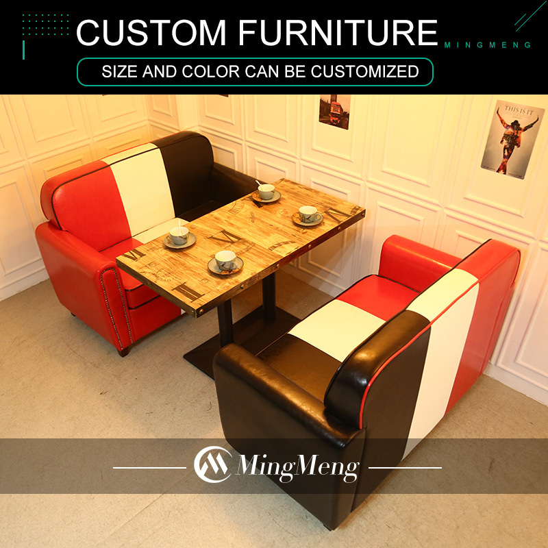 Commercial Furniture Coffee Shop Sofa Bar Wholesale Restaurant Furniture Restaurant Sofa