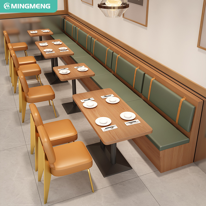 Wholesale Restaurant Furniture hotel U shape booth sofa leather sofa Modern Leather Upholstered Cafe Booth Seating