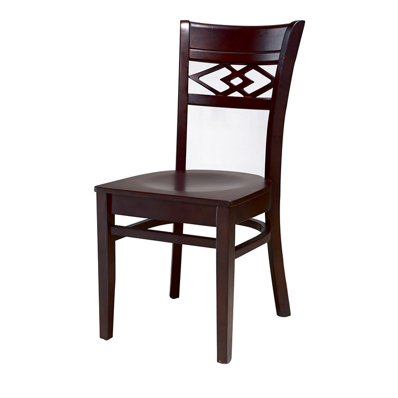 Italian Solid Wood Chair Restaurant Table Chairs American Diner Furniture