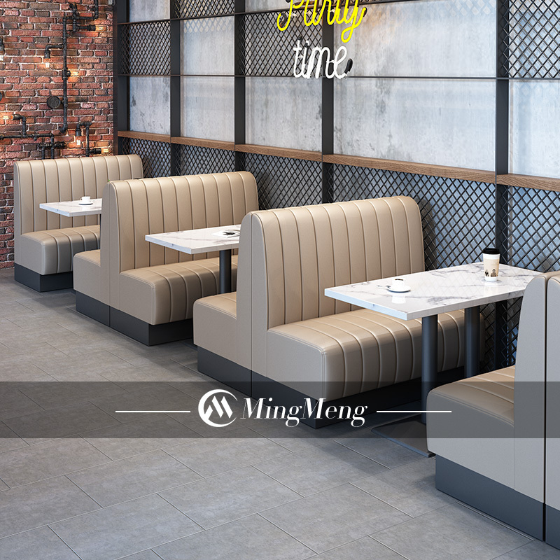 Promotion Price Modern Design Restaurant Booth With Table Durable Restaurant Table And Chairs