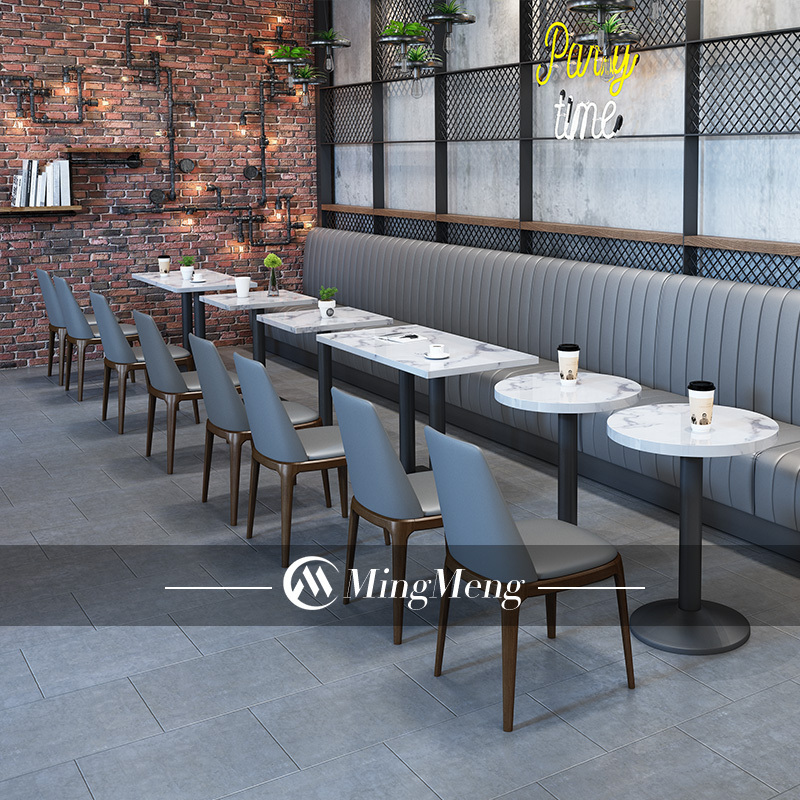 Promotion Price Modern Design Restaurant Booth With Table Durable Restaurant Table And Chairs