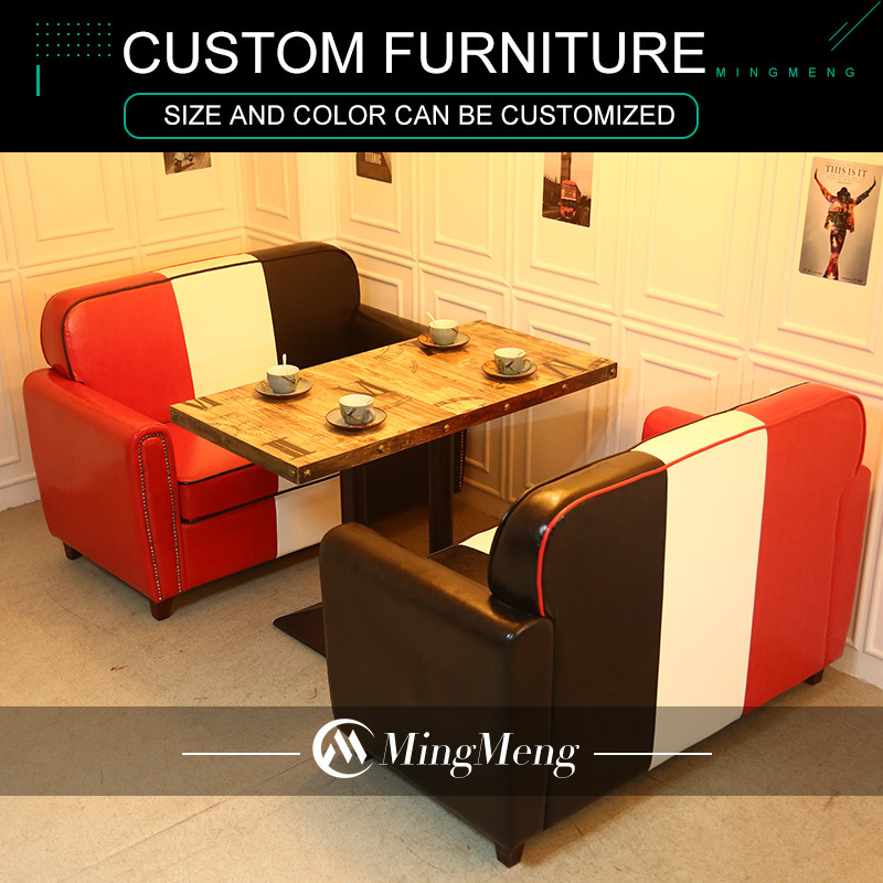 Commercial Furniture Coffee Shop Sofa Bar Wholesale Restaurant Furniture Restaurant Sofa