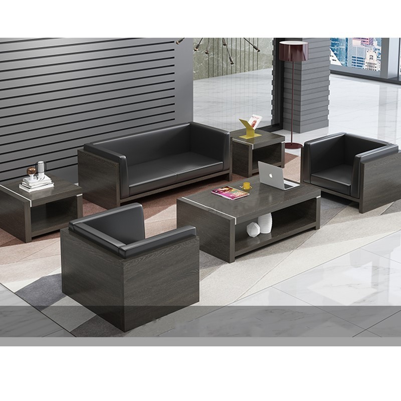 High Quality Office Sofa European Style Pu Leather Sofa Modern Comfortable Office Sofa