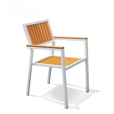 Guangzhou Mingmeng Restaurant Terrace Furniture Plastic Wood Chair And Table Popular Outdoor Furniture Balcony Chair