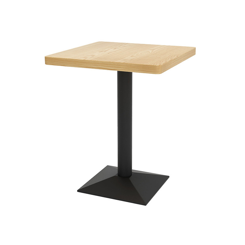 Modern Minimalist Wooden Restaurant Table and Chair for Coffee Shops and Cafe with Booth Seating