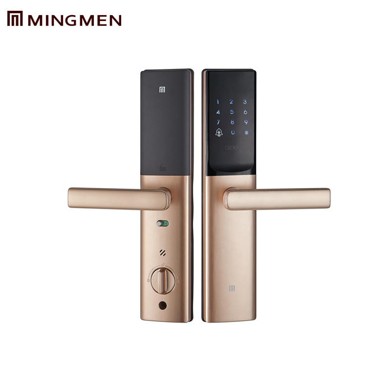 MINGMEN Hot-Selling Popular Product W1 TUYA  APP Function Code Lever Lock Fingerprint Smart Door Lock