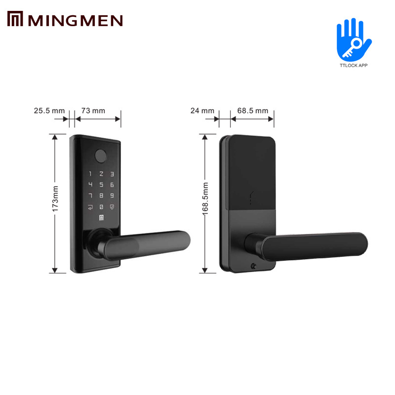 MINGMEN Hot Sell Product S07D TTLock With Bluetooth ANSI Standard Mortise Fingerprint Smart Door Lock