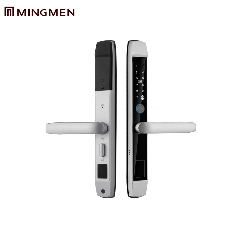 MINGMEN Particularly popular B05 Fingerprint Waterproof  Level IPX65 TTLock APP Smart Door Lock