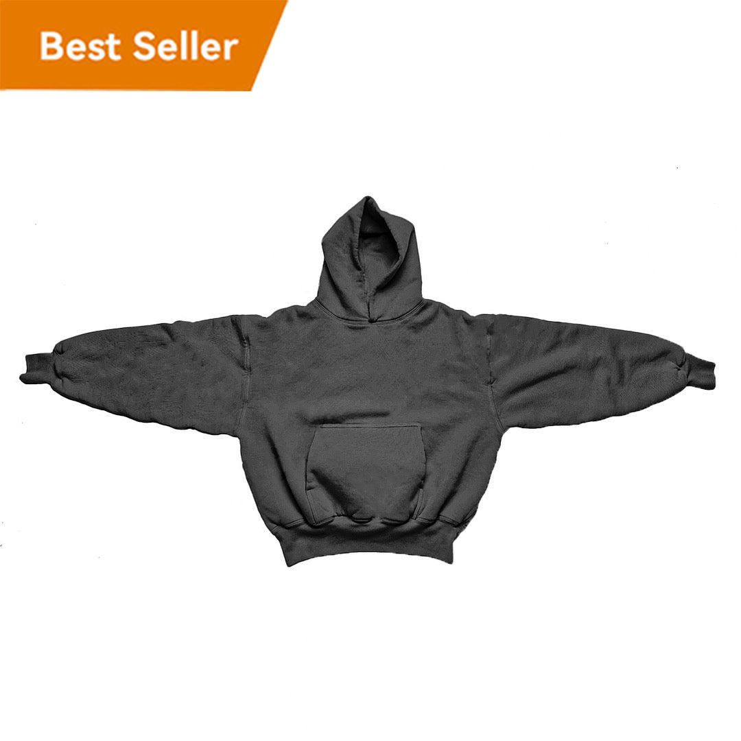 High Quality 350 360 380 400 420 450 460 480 500 600 700 1800 Gsm Wholesale Black Custom Anti-wrinkle Blanks Heavyweight Hoodie