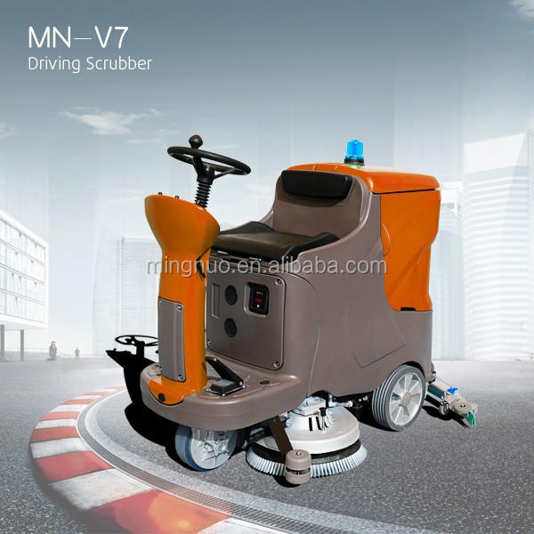 MN-V7 ride-on scrubber, Electric Mop cleaner machine, marble & granite floor scrubber