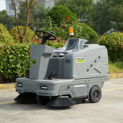 MINGNUO C200 Compact Small Street Sweeper City Cleaning Vehicle Industrial Sidewalk Sweeper Electric Road Sweeper