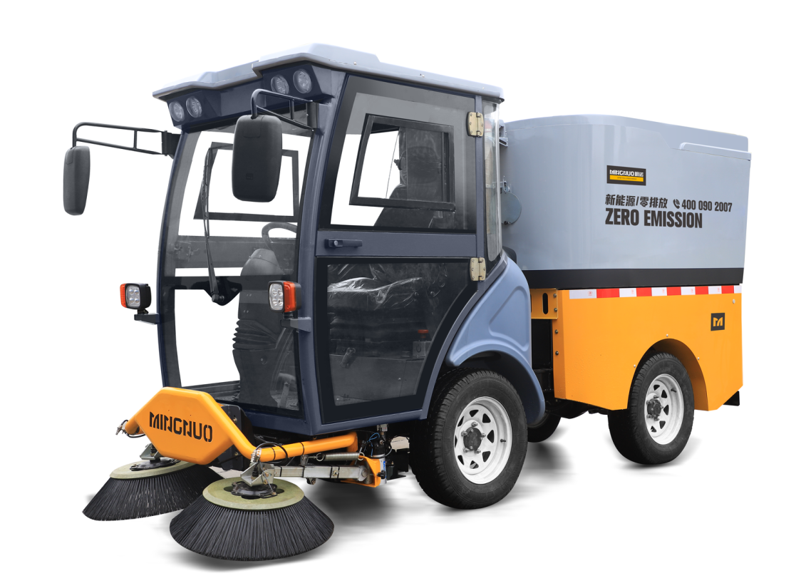 MINGNUO JS1800 Powerful Vacuum Street Sweeper Electric Road Sweeper City Cleaning Vehicle